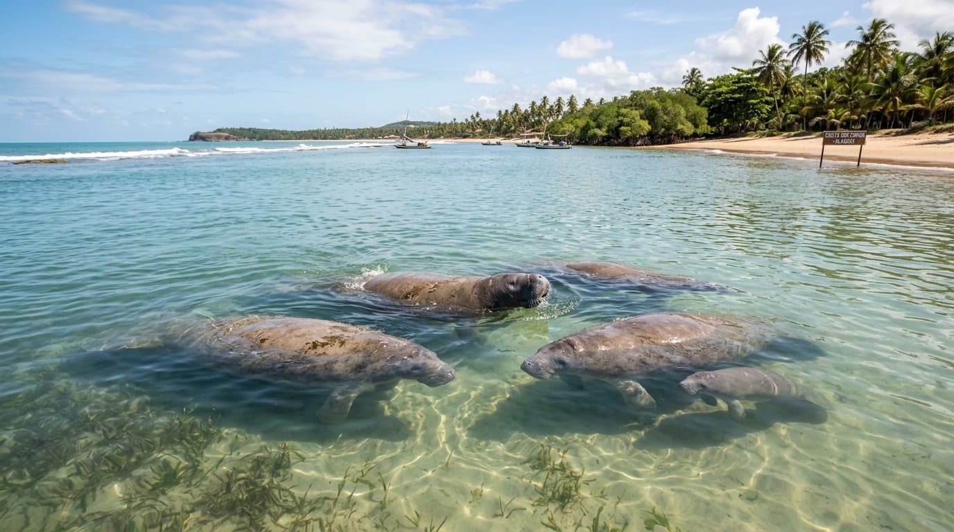 Peixe-boi marinho, espécie ameaçada de extinção