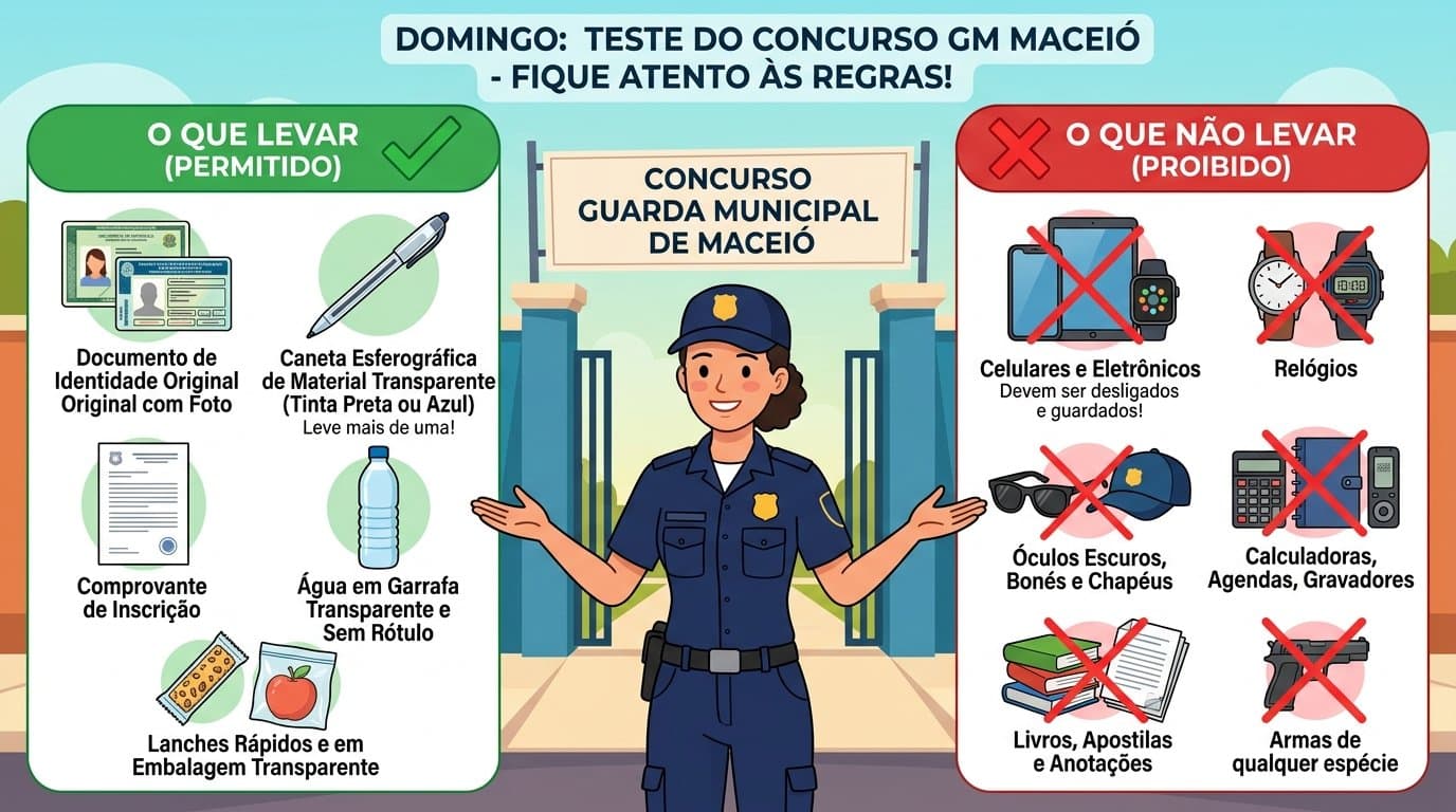 Candidatos em prova de concurso público em Maceió