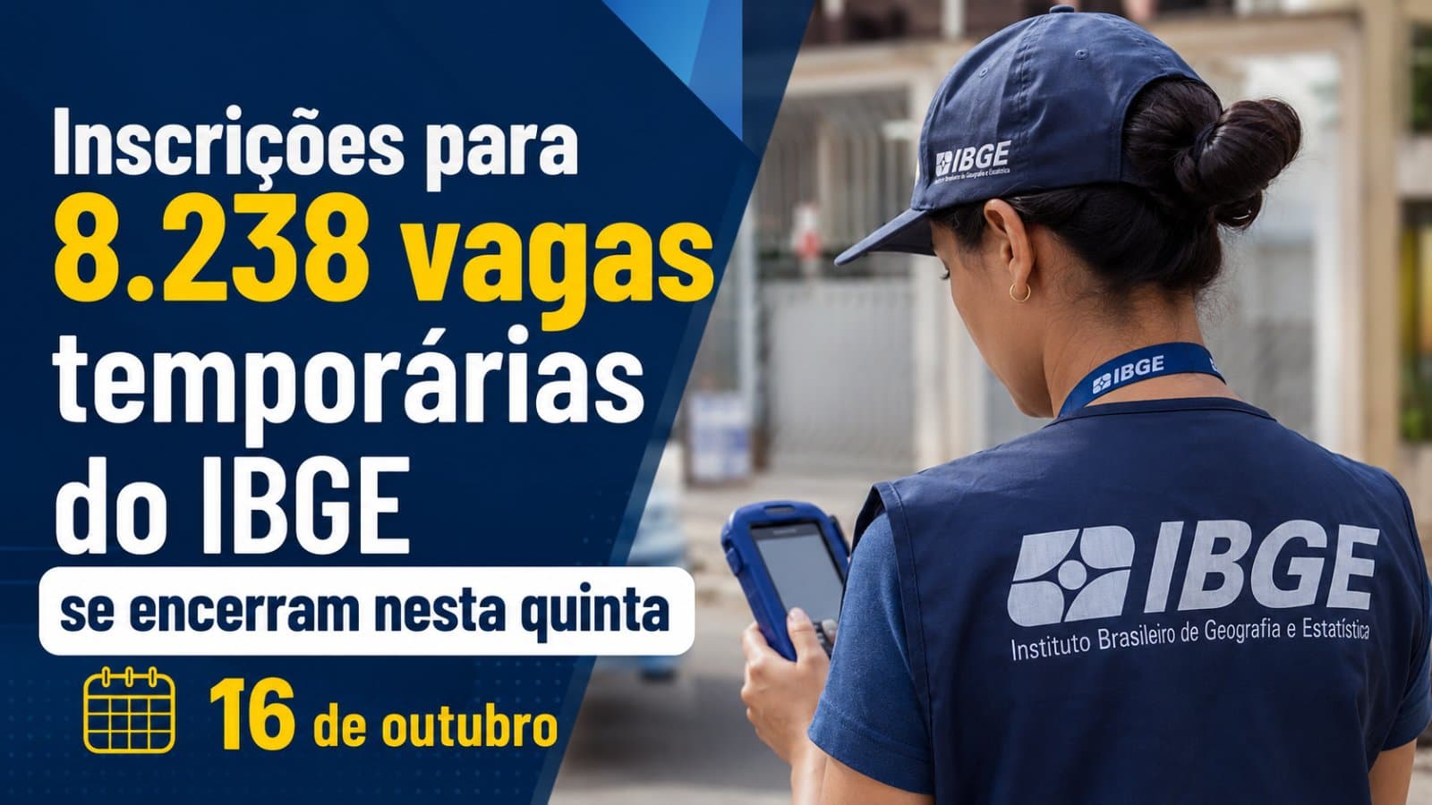 Processo seletivo do IBGE para o Censo Agropecuário